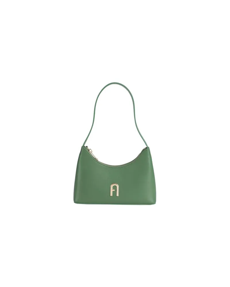 Furla DIAMANTE MINI SHOULDER B  - TASCHEN - Handtaschenauf YOOX.COM Grün