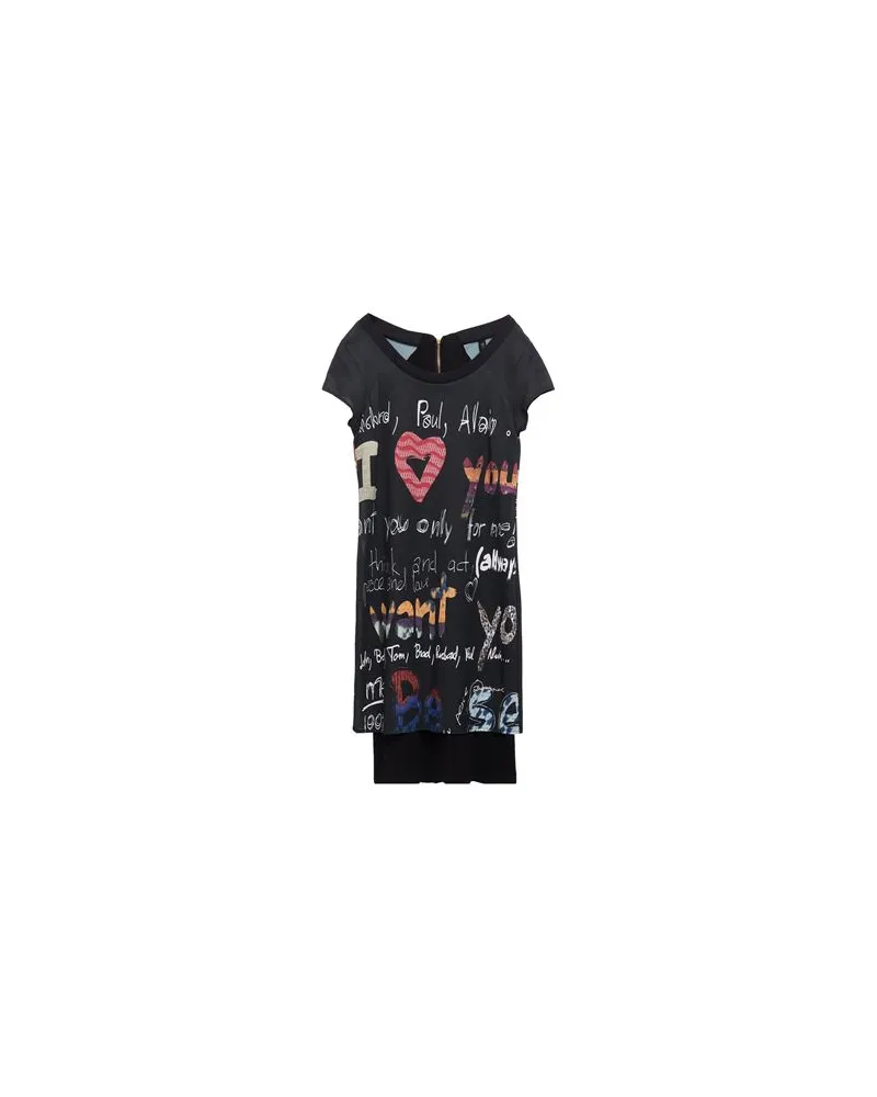 Desigual KLEIDER - Mini-Kleiderauf YOOX.COM Schwarz