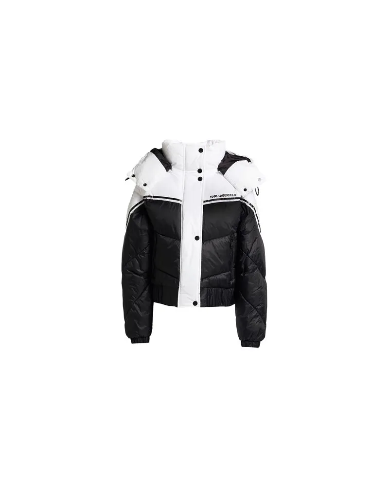 Karl Lagerfeld JACKEN & MÄNTEL - Pufferjacken & Daunenjackenauf YOOX.COM Weiß