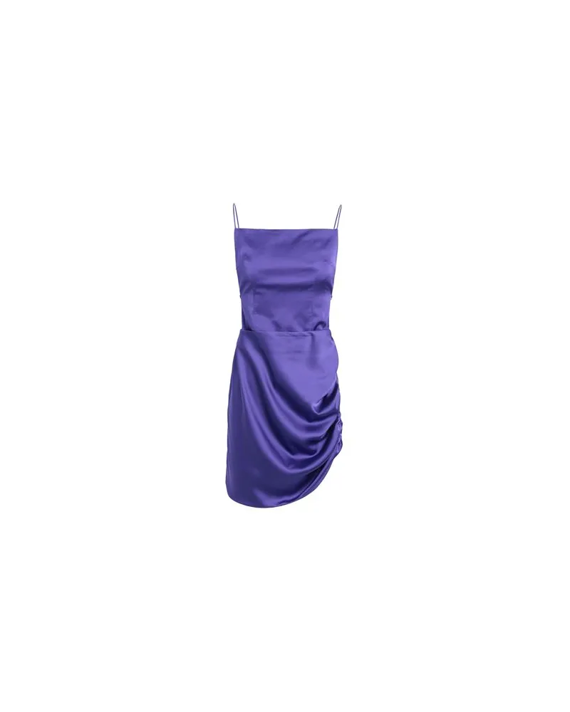 NINEMINUTES MINI ABITO IN RASO - KLEIDER - Mini-Kleiderauf YOOX.COM Violett