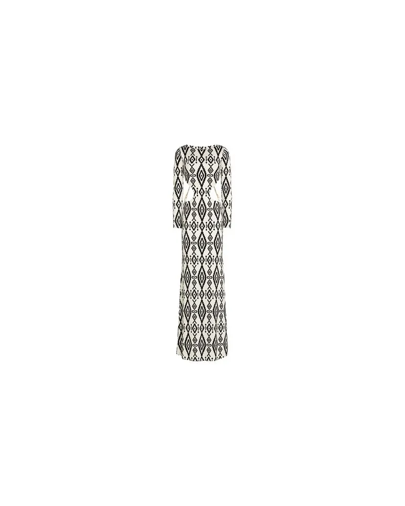 Elisabetta Franchi KLEIDER - Maxi-Kleiderauf YOOX.COM Elfenbein