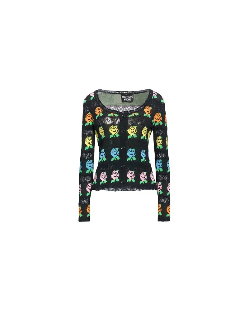 Moschino STRICKWAREN - Strickjackenauf YOOX.COM Schwarz