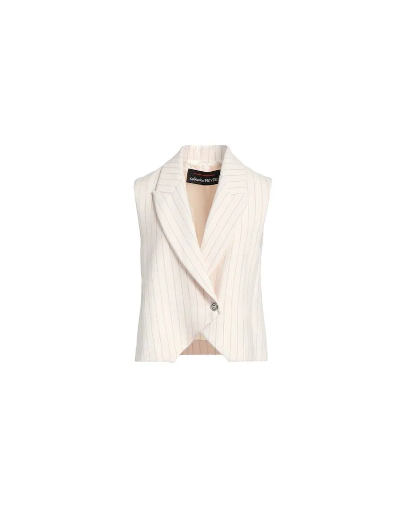 Collection Privée? ANZÜGE und CO-ORDS - Couture-Westenauf YOOX.COM Elfenbein