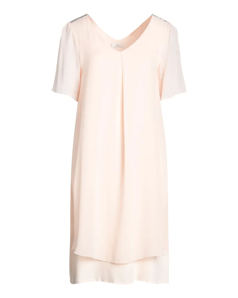 PANICALE Cashmere Mini-Kleid Hellrosa