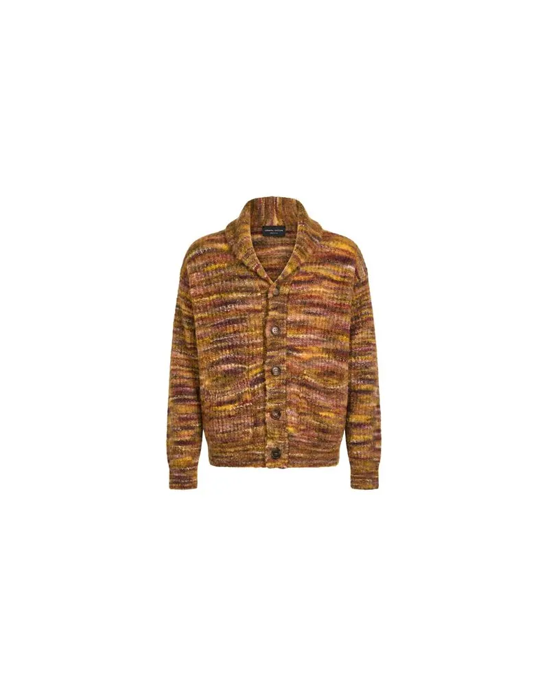 Roberto Collina STRICKWAREN - Strickjackenauf YOOX.COM Senf