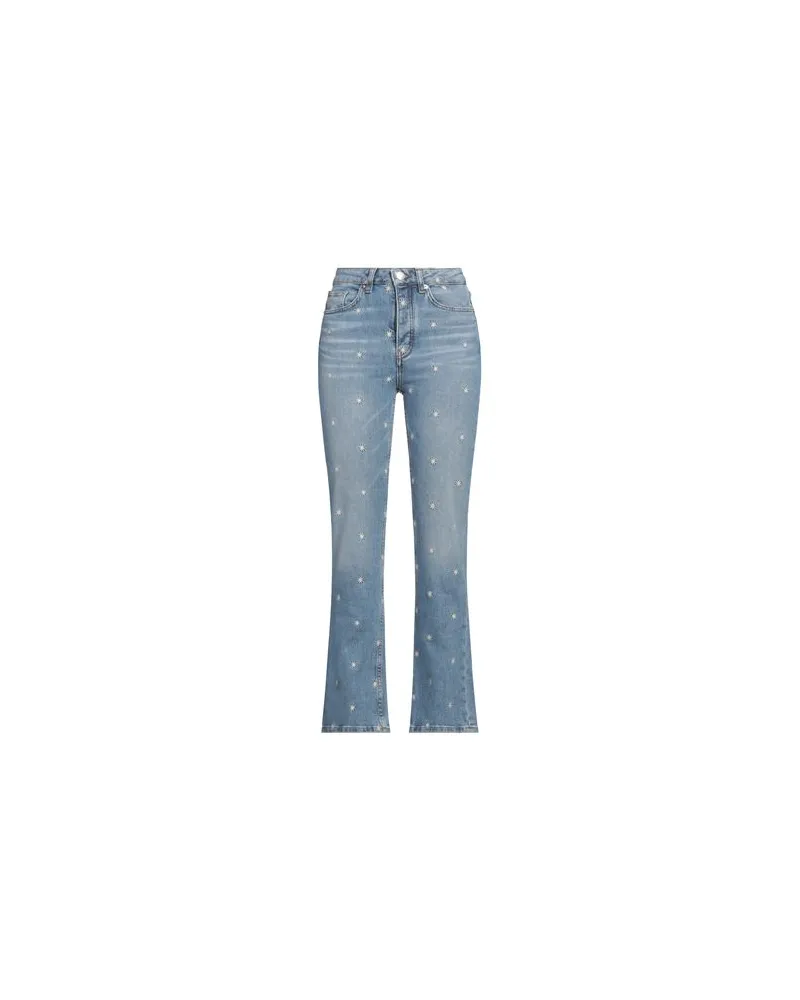 Maje HOSEN & RÖCKE - Jeanshosenauf YOOX.COM Blau