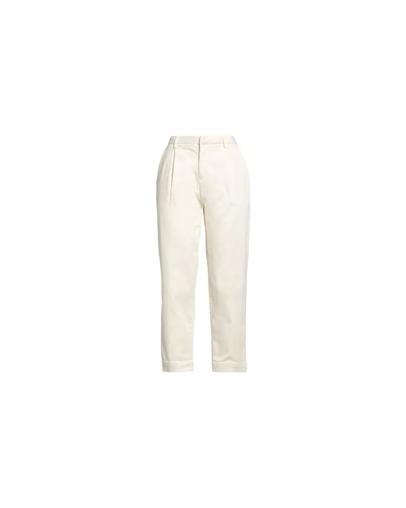 Roy Roger's HOSEN & RÖCKE - Jeanshosenauf YOOX.COM Cremeweiß