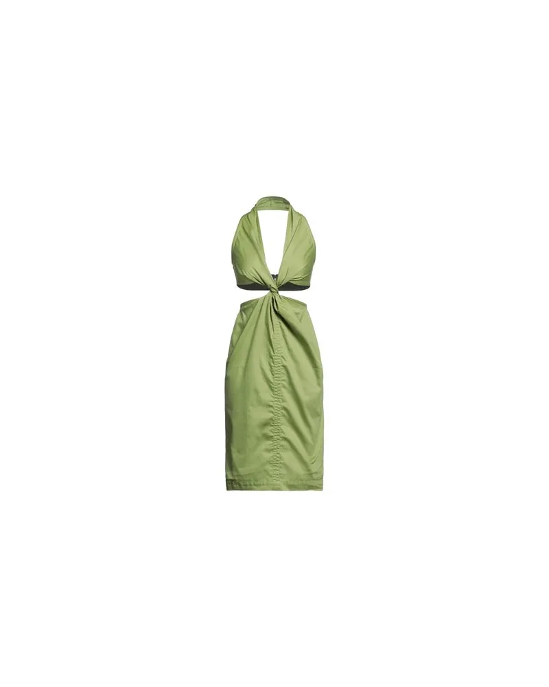 LIYA KLEIDER - Midi-Kleiderauf YOOX.COM Limettengrün