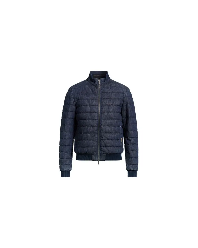 MOORER JACKEN & MÄNTEL - Pufferjacken & Daunenjackenauf YOOX.COM Blau