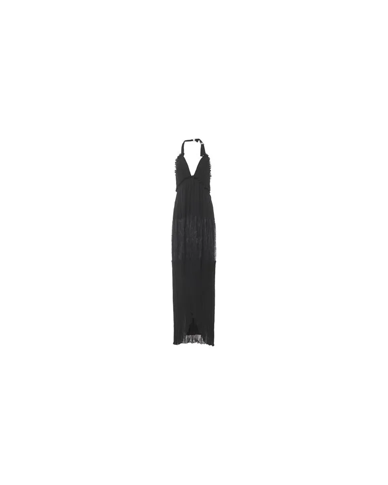 Ermanno Scervino KLEIDER - Maxi-Kleiderauf YOOX.COM Schwarz