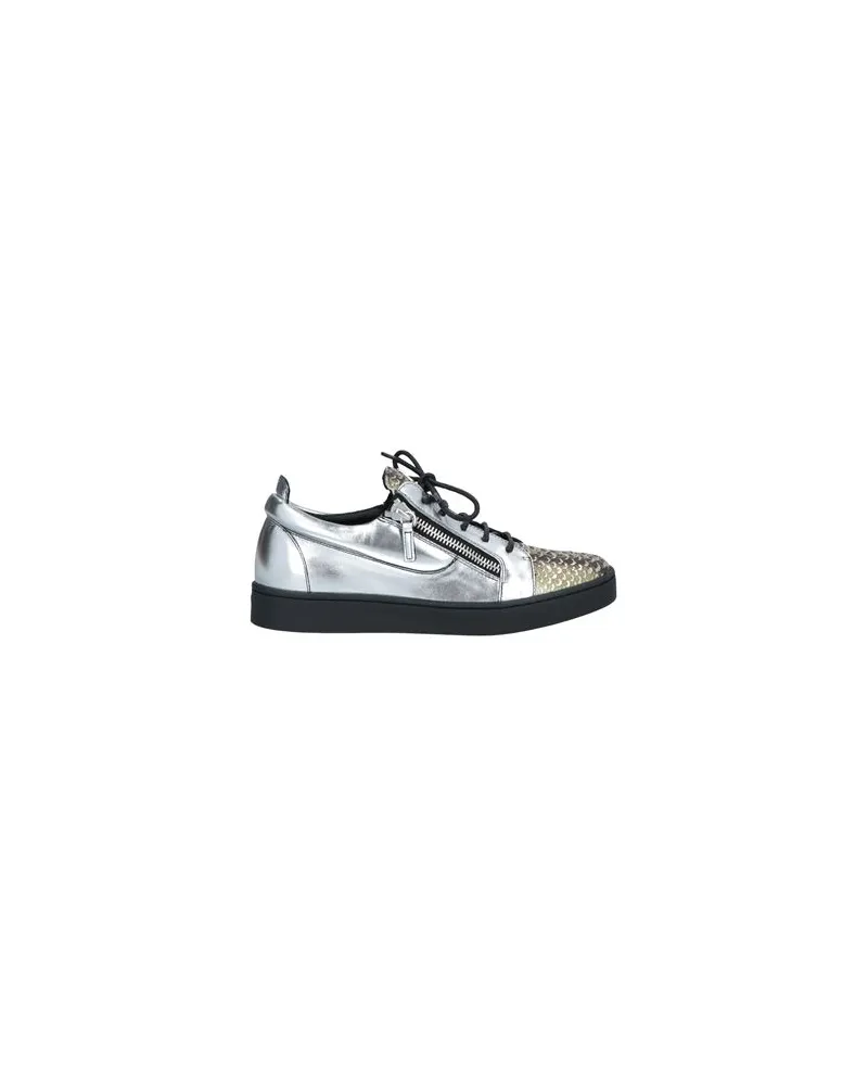 Giuseppe Zanotti SCHUHE - Sneakersauf YOOX.COM Silber