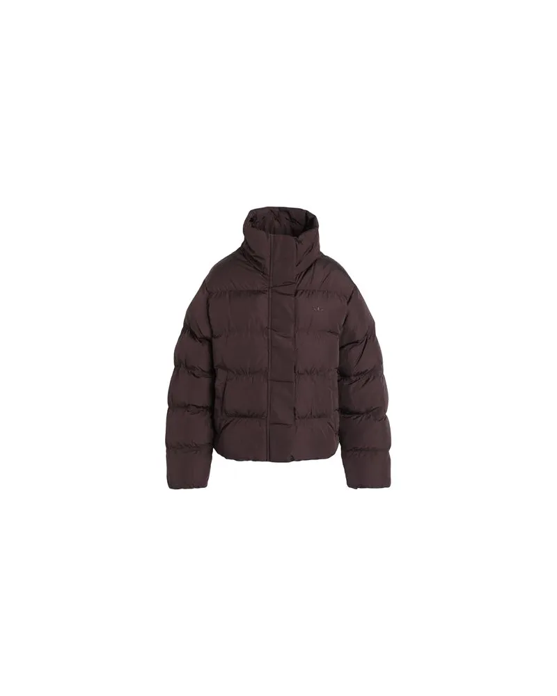 adidas SHORT VEGAN JKT - JACKEN & MÄNTEL - Pufferjacken & Daunenjackenauf YOOX.COM Schokobraun