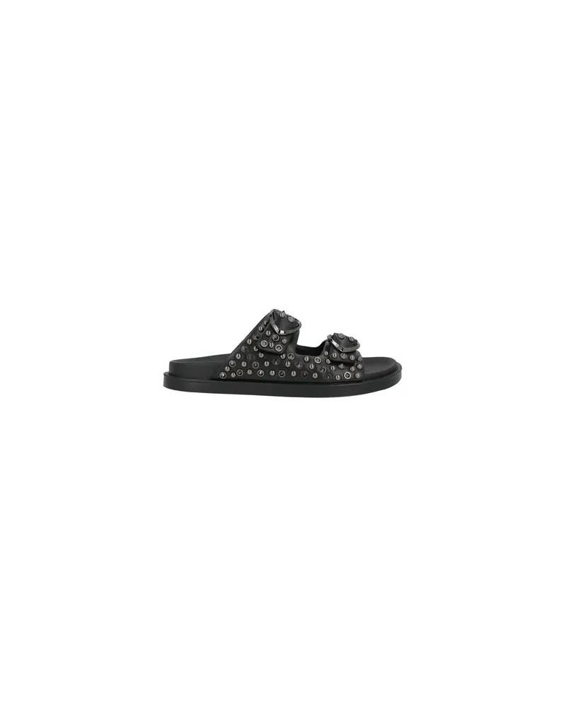 Blauer SCHUHE - Sandalenauf YOOX.COM Schwarz
