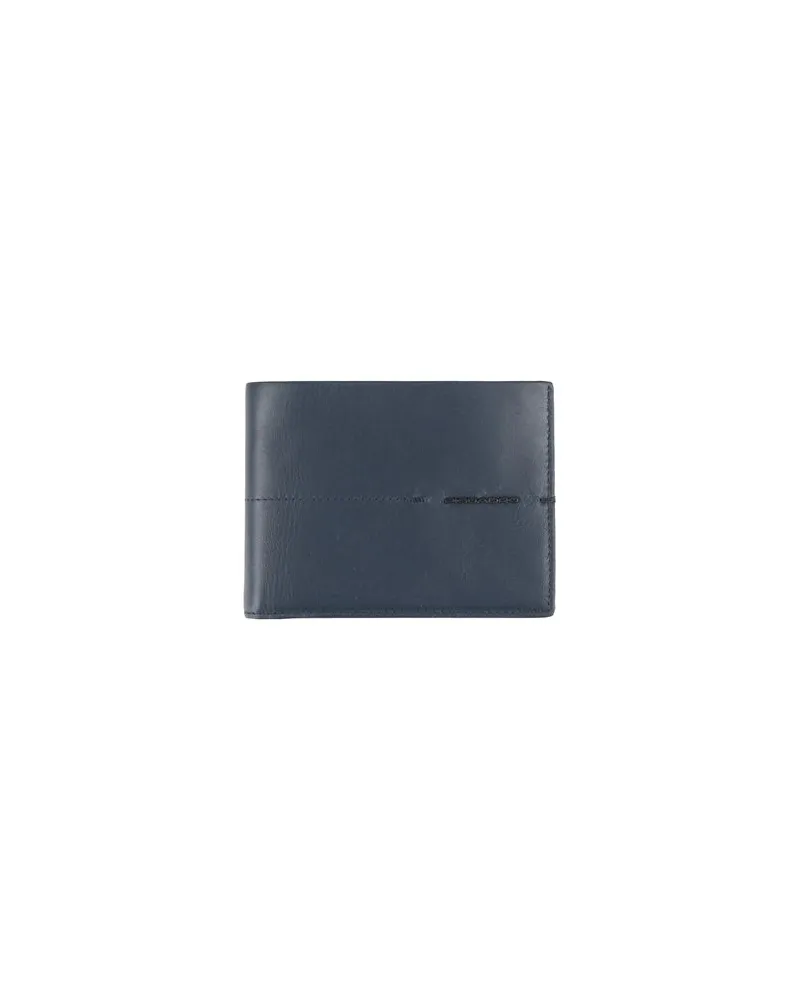 Piquadro Kleinlederwaren - Brieftaschenauf YOOX.COM Marineblau