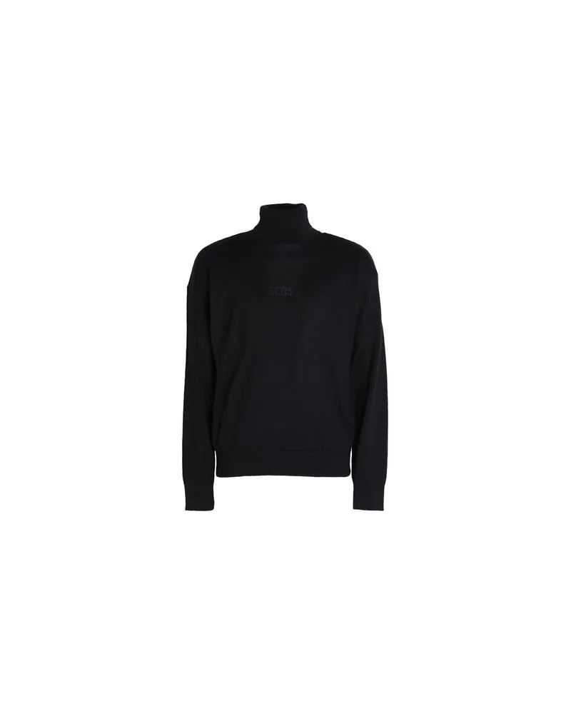 GCDS STRICKWAREN - Rollkragenpulloverauf YOOX.COM Schwarz