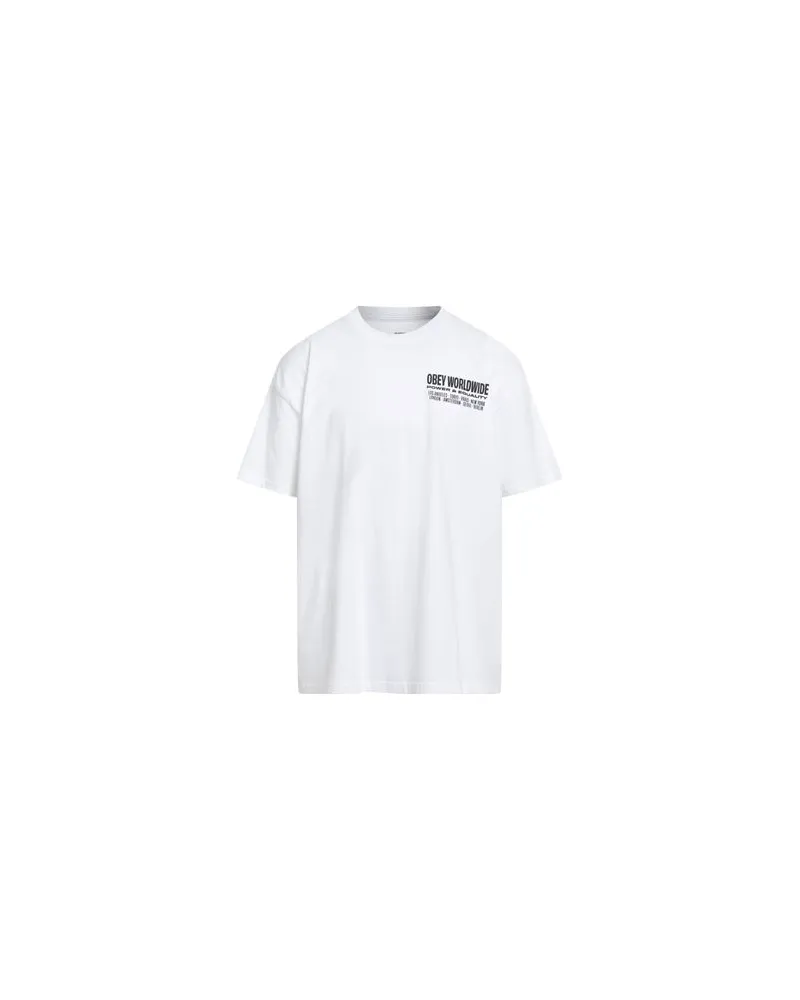 Obey TOPS - T-shirtsauf YOOX.COM Weiß