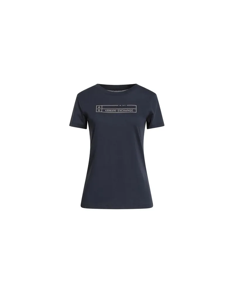 Armani Exchange TOPS - T-shirtsauf YOOX.COM Marineblau