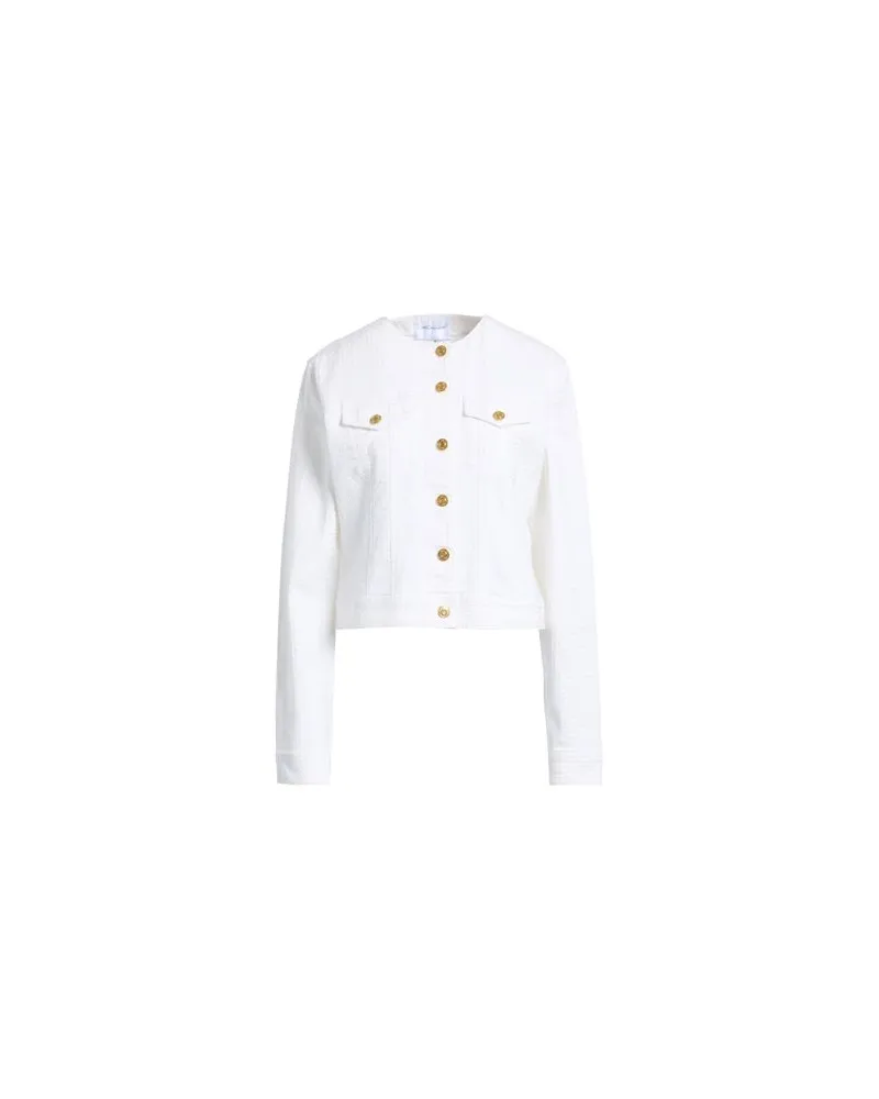 Blumarine JACKEN & MÄNTEL - Jeansjacken/Mäntelauf YOOX.COM Weiß