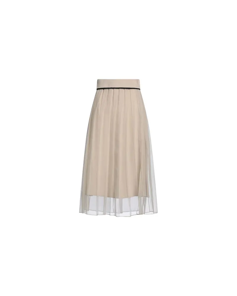 Brunello Cucinelli HOSEN & RÖCKE - Midi-Röckeauf YOOX.COM Beige