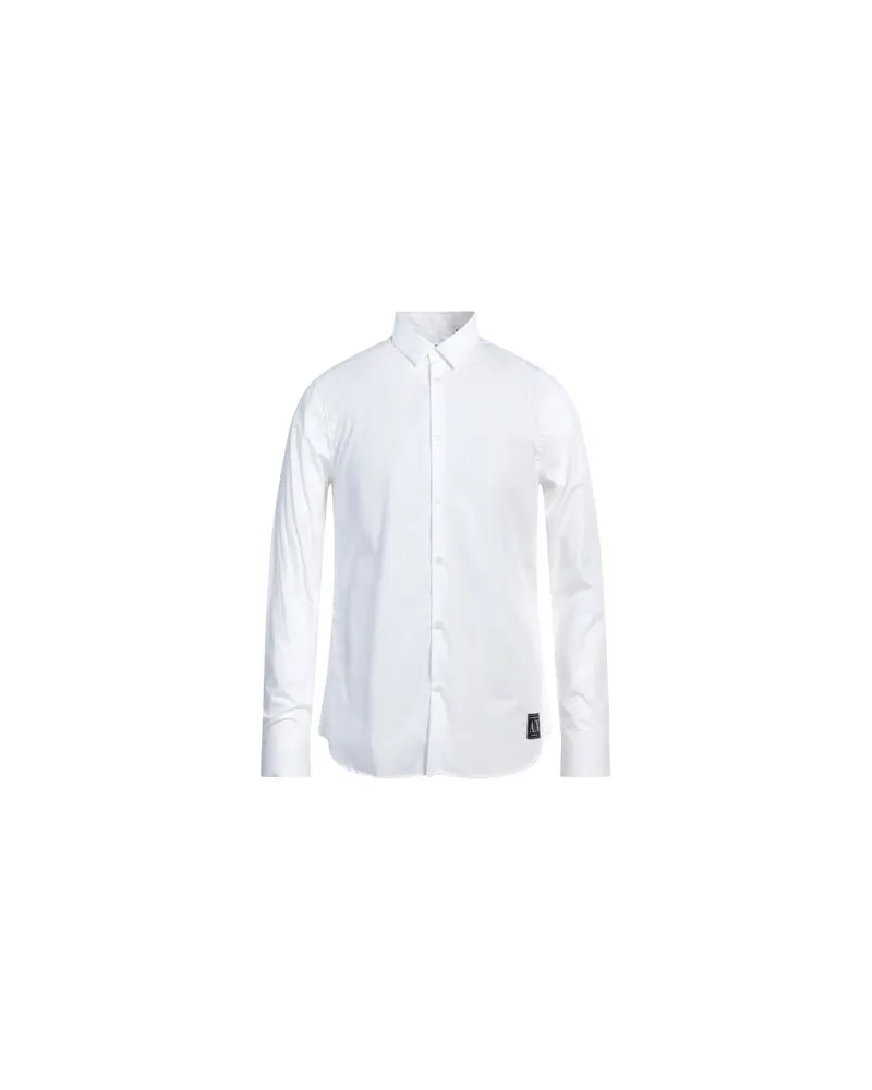 Armani Exchange TOPS - Hemdenauf YOOX.COM Weiß