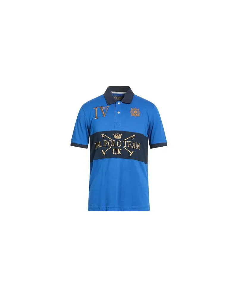 La Martina GUARDS POLO CLUB - TOPS - Poloshirtsauf YOOX.COM Blau