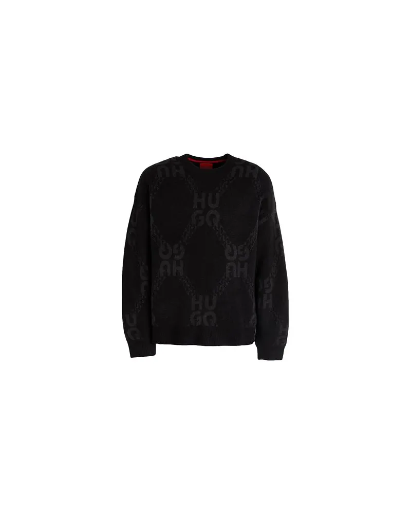 HUGO BOSS STRICKWAREN - Pulloverauf YOOX.COM Schwarz