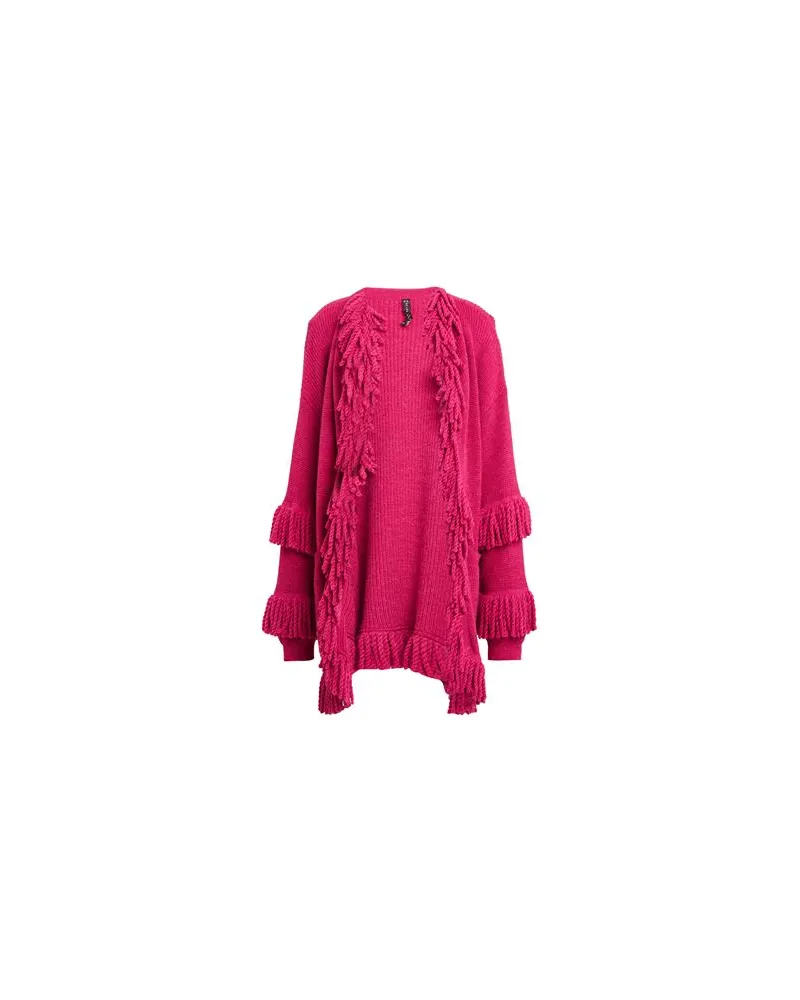 Manila Grace STRICKWAREN - Strickjackenauf YOOX.COM Fuchsia