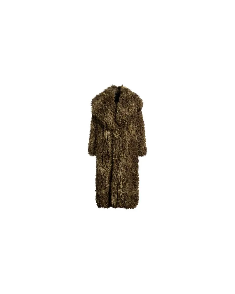 Amen JACKEN & MÄNTEL - Shearling- & Kunstfellauf YOOX.COM Grün