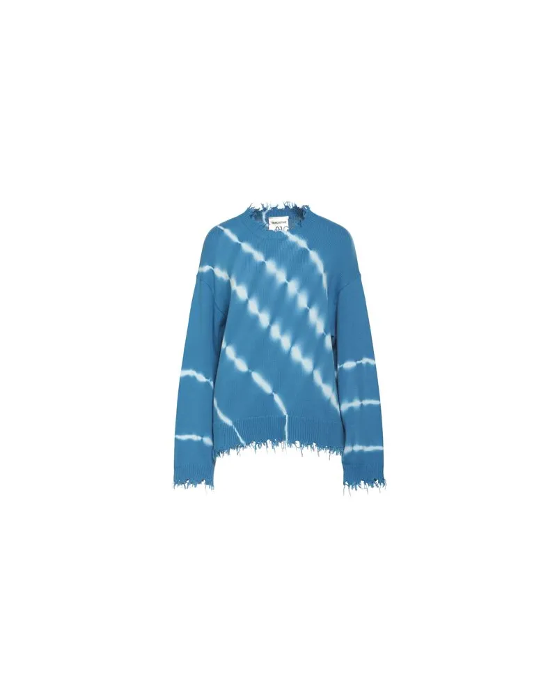 Semicouture STRICKWAREN - Pulloverauf YOOX.COM Azurblau