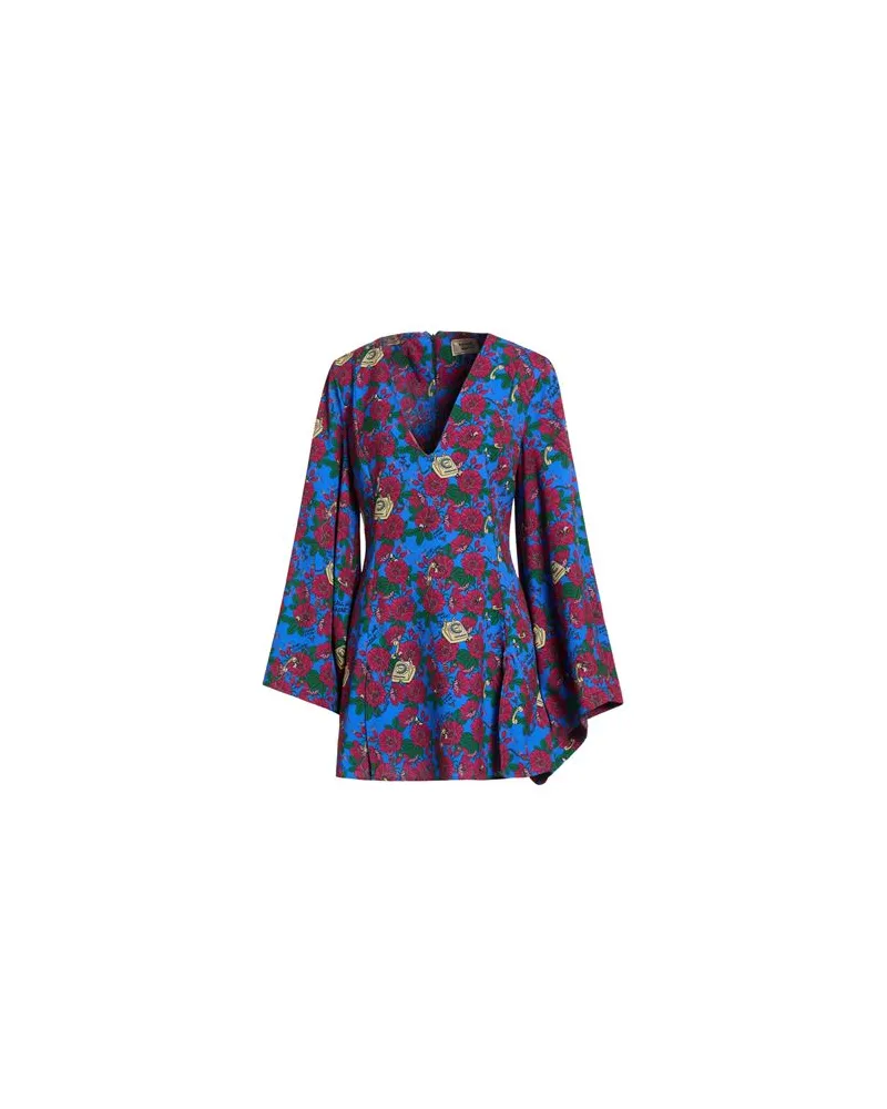Alessandro Enriquez KLEIDER - Mini-Kleiderauf YOOX.COM Blau