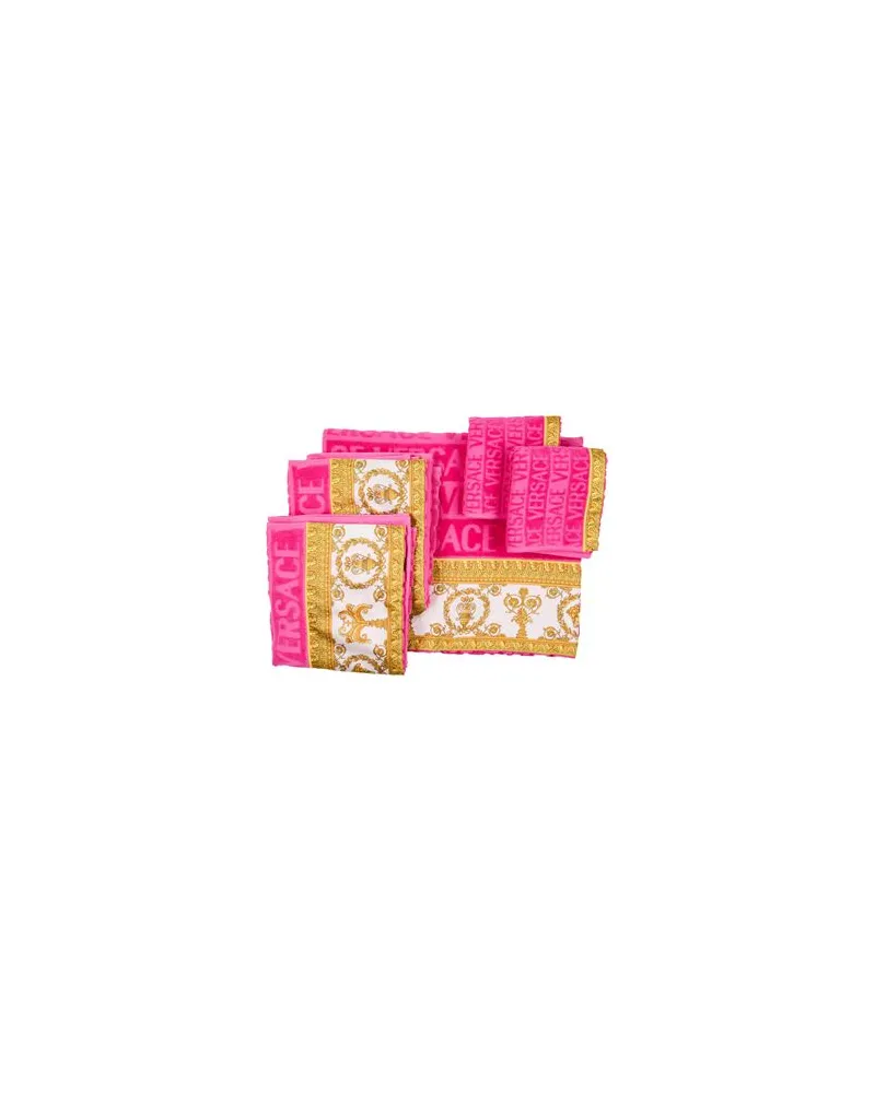 Versace BADEZIMMER - Bade- & Handtücher aus Frotteeauf YOOX.COM Fuchsia