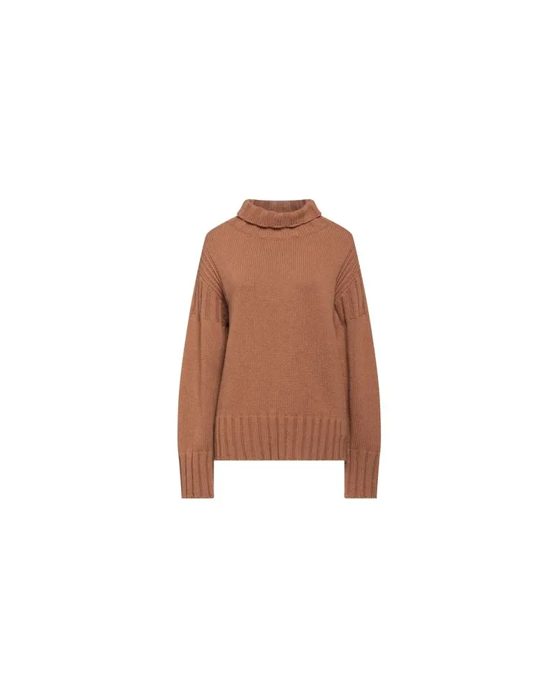 Jil Sander STRICKWAREN - Rollkragenpulloverauf YOOX.COM Braun