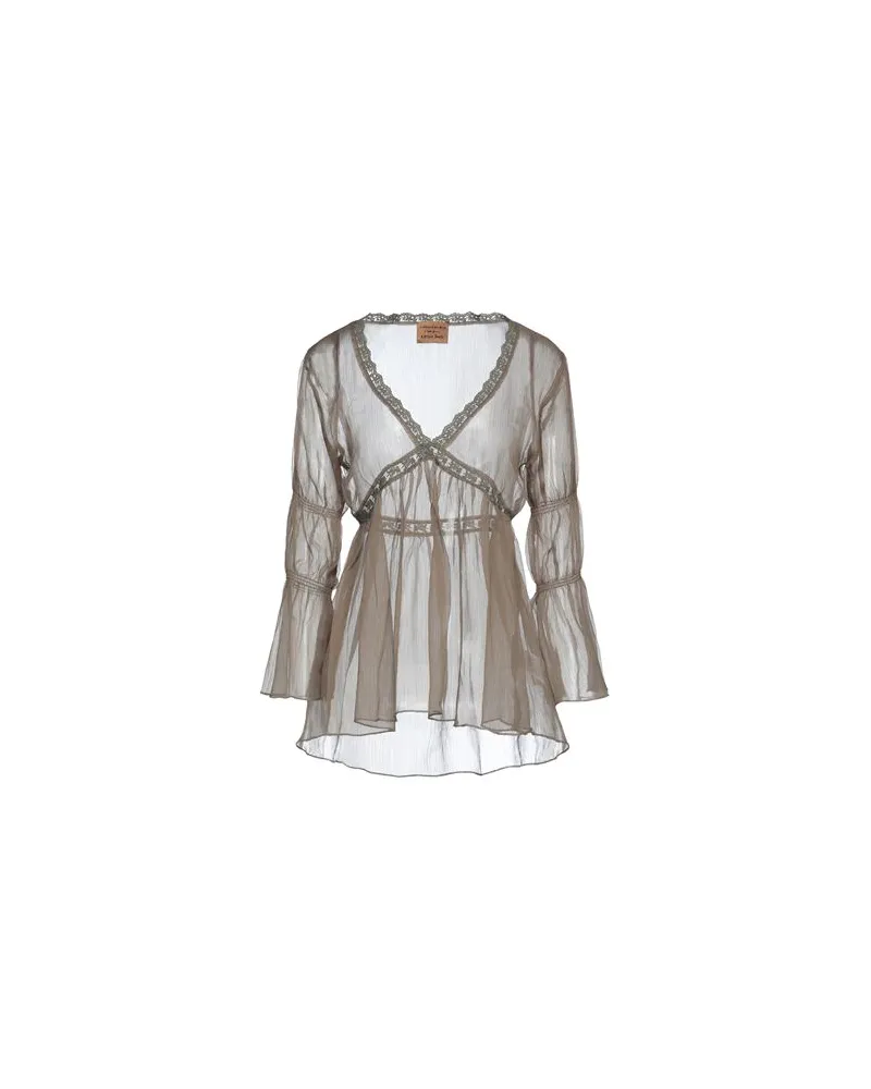 Alessia Santi TOPS - Topsauf YOOX.COM Khaki