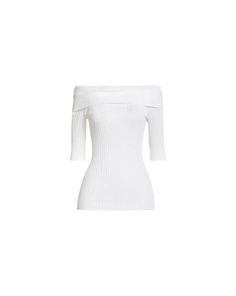 Luisa Spagnoli STRICKWAREN - Pulloverauf YOOX.COM Weiß