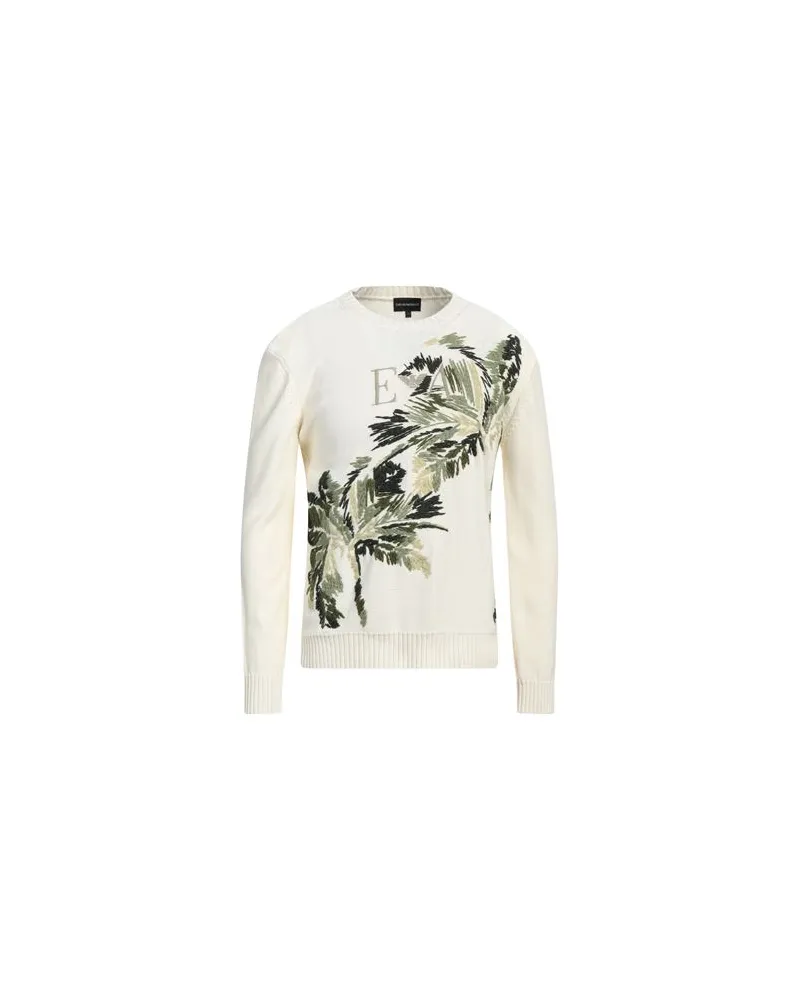 Emporio Armani STRICKWAREN - Pulloverauf YOOX.COM Cremeweiß