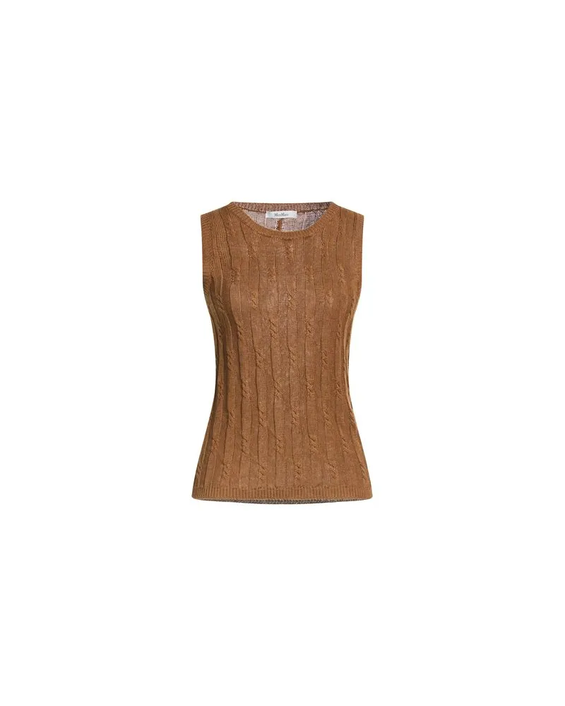 Max Mara STRICKWAREN - Pulloverauf YOOX.COM Hellbraun