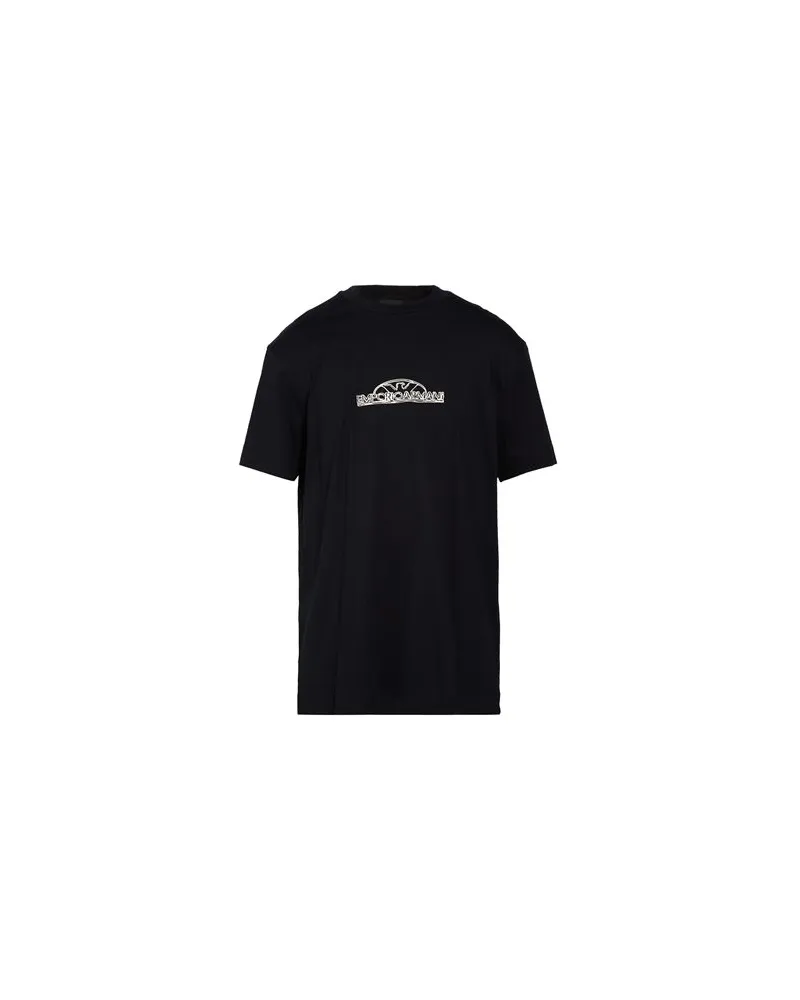 Emporio Armani TOPS - T-shirtsauf YOOX.COM Marineblau