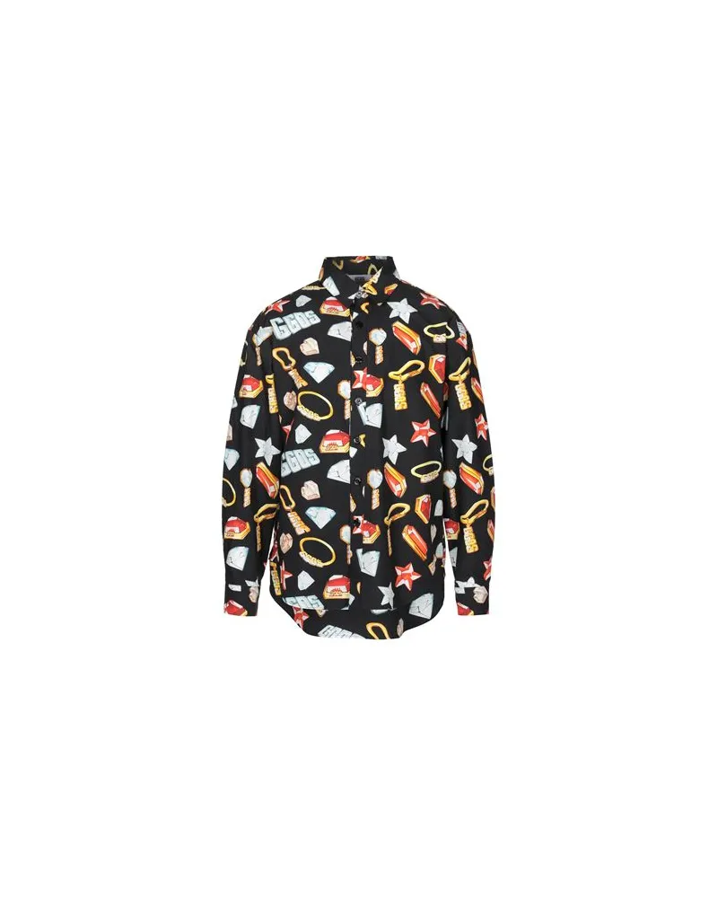 GCDS TOPS - Hemdenauf YOOX.COM Schwarz