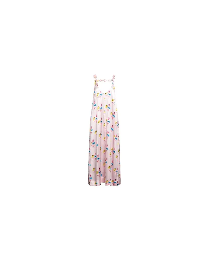 Ganni KLEIDER - Maxi-Kleiderauf YOOX.COM Rosa