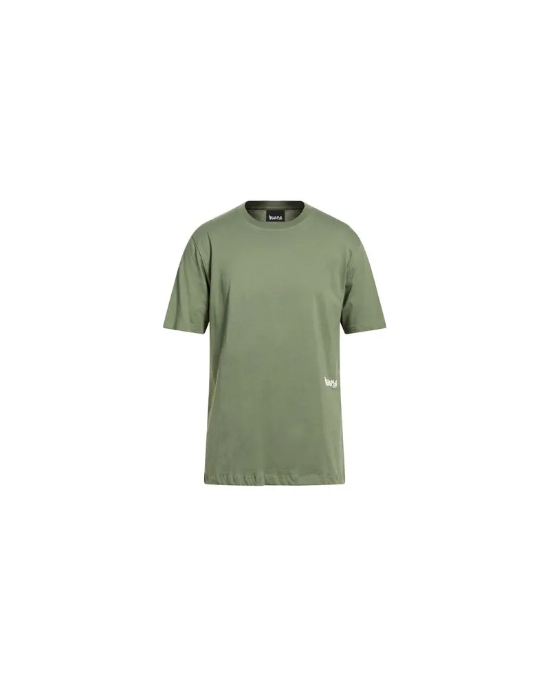 DISCLAIMER TOPS - T-shirtsauf YOOX.COM Militärgrün