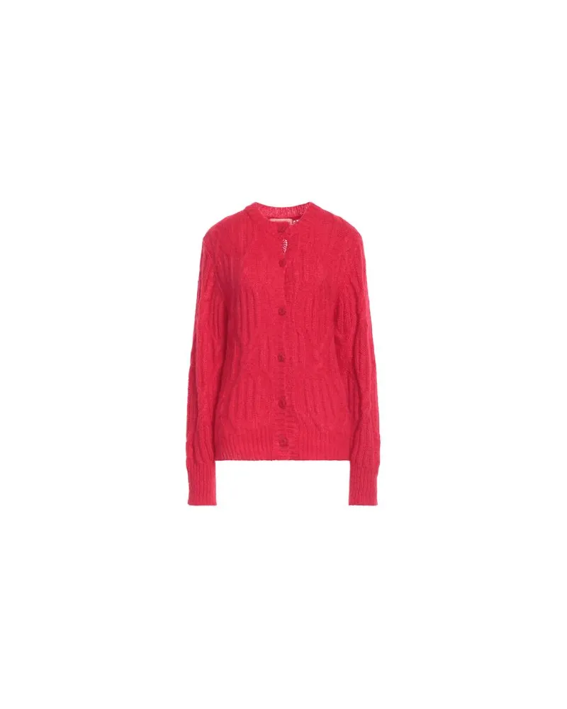 Twin-Set STRICKWAREN - Strickjackenauf YOOX.COM Rot