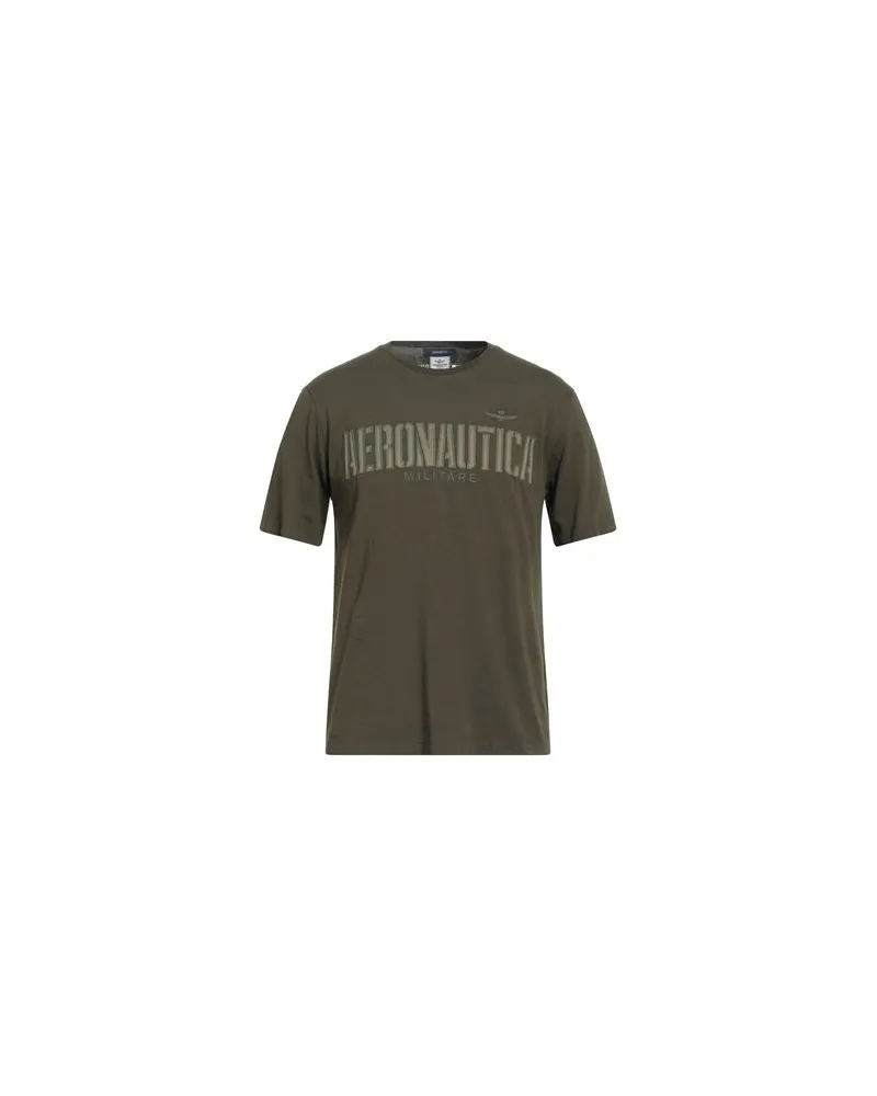 Aeronautica Militare TOPS - T-shirtsauf YOOX.COM Militärgrün