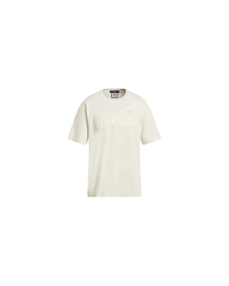 Aeronautica Militare TOPS - T-shirtsauf YOOX.COM Elfenbein