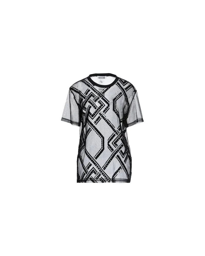 KOCHÉ TOPS - T-shirtsauf YOOX.COM Schwarz