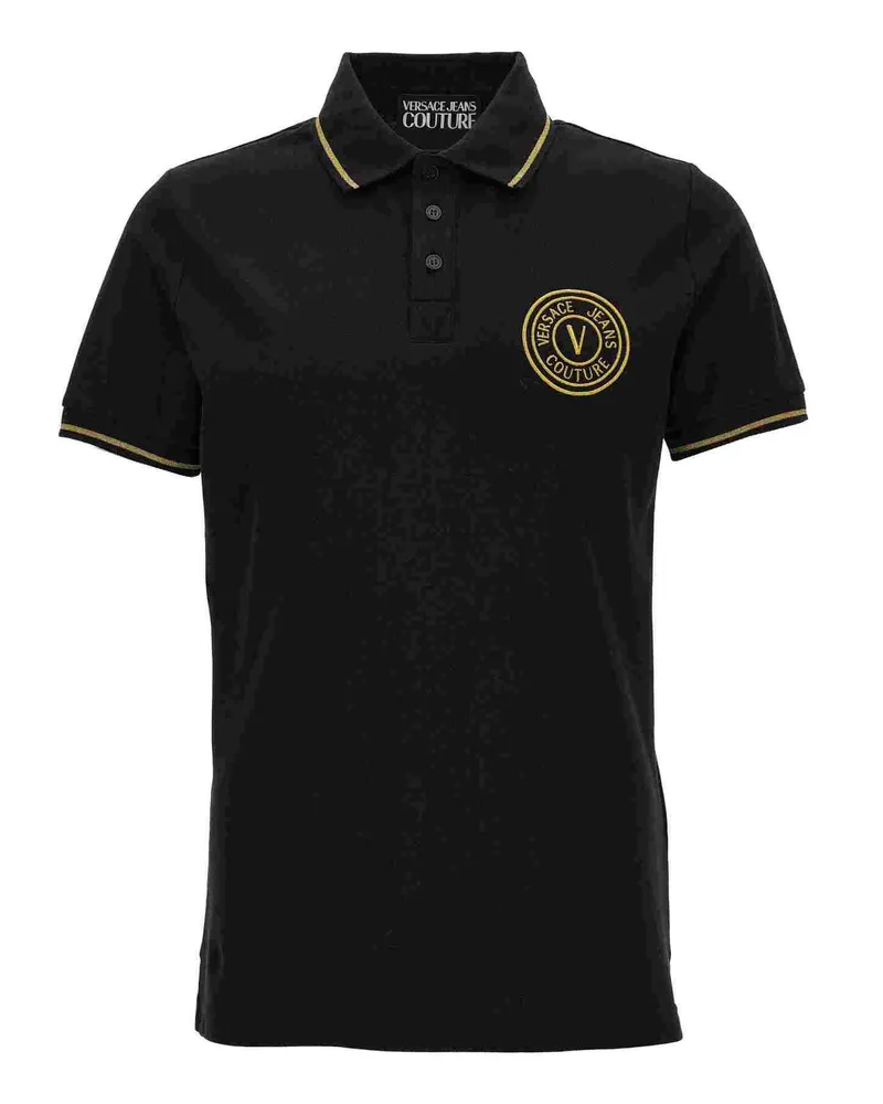 Versace Jeans Poloshirt Schwarz