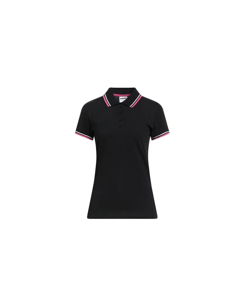 Diadora TOPS - Poloshirtsauf YOOX.COM Schwarz