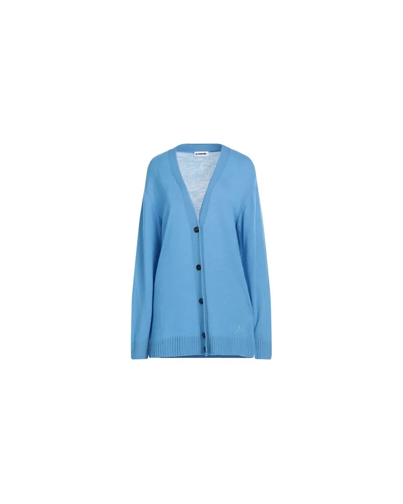 Jil Sander STRICKWAREN - Strickjackenauf YOOX.COM Blaugrau