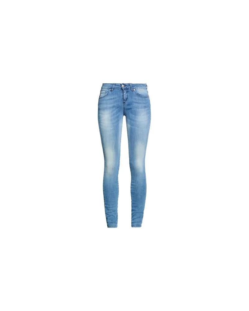 PMDS PREMIUM MOOD DENIM SUPERIOR HOSEN & RÖCKE - Jeanshosenauf YOOX.COM Blau