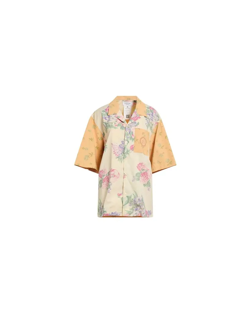 Marine Serre WHITE LINE - TOPS - Hemdenauf YOOX.COM Pastellgelb