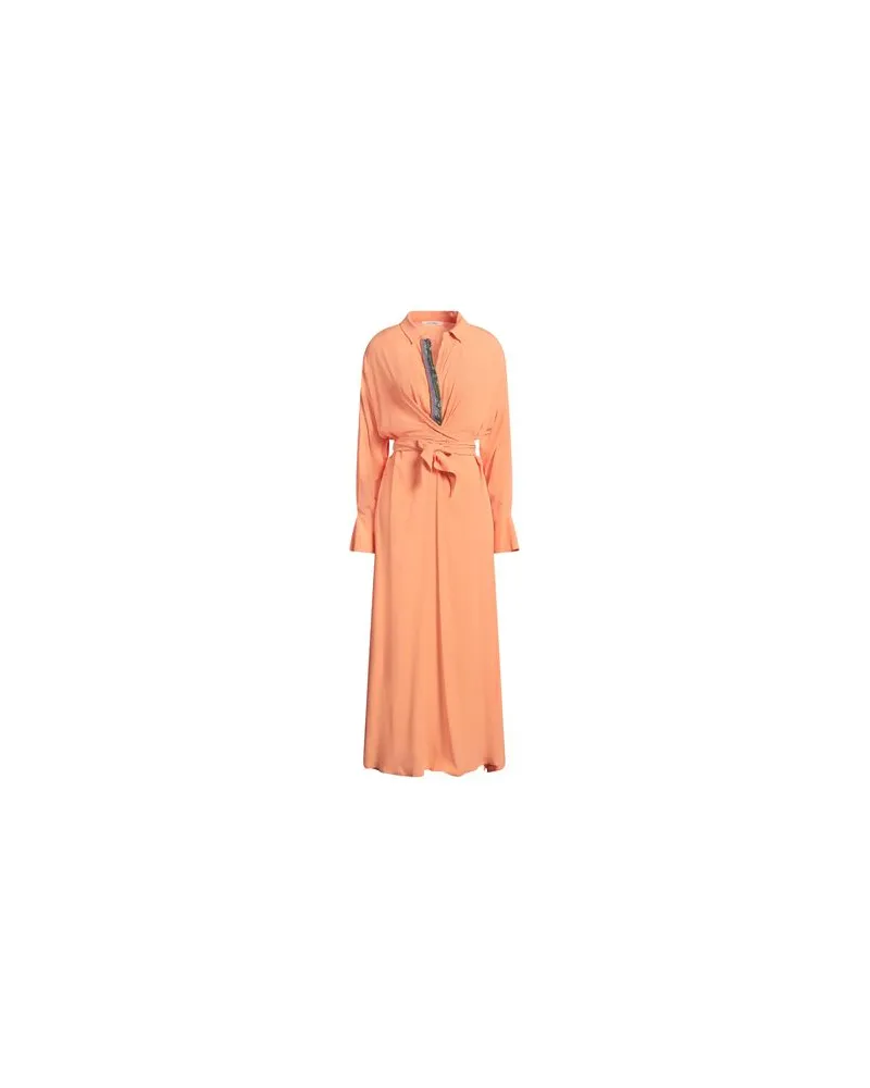Maliparmi KLEIDER - Maxi-Kleiderauf YOOX.COM Mandarine